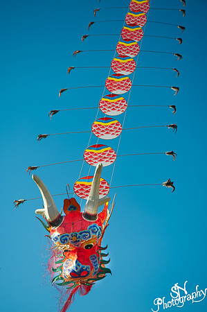Chinese Kite Flying - Dragon
