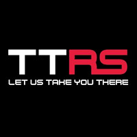 ttrs logo white red and black