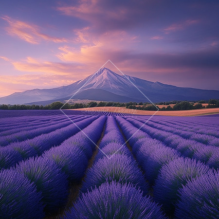 Lavender Dreams at Dusk