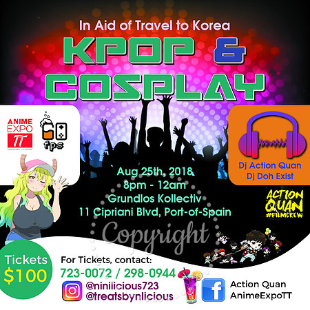 KPop & Cosplay - Event Flyer