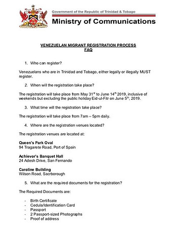 min of communications - vene 8 step process