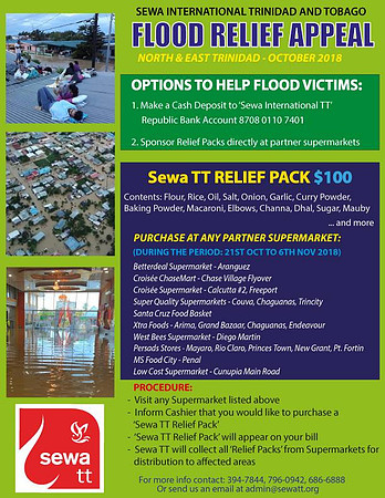 Flood Relief Appeal - Oct 2018