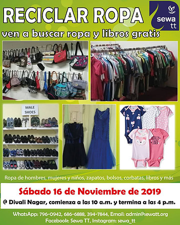 Clothing Recycle Poster in Spanish 2019