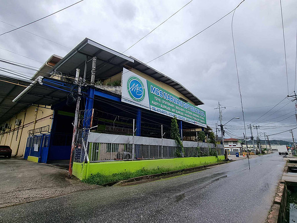 Front of the building
