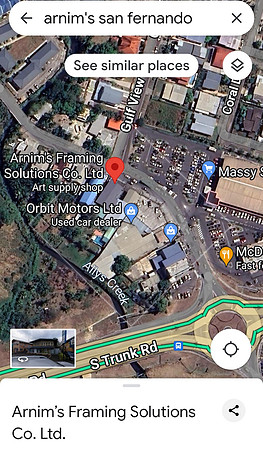 Google map of Arnims San Fernando satellite imagery