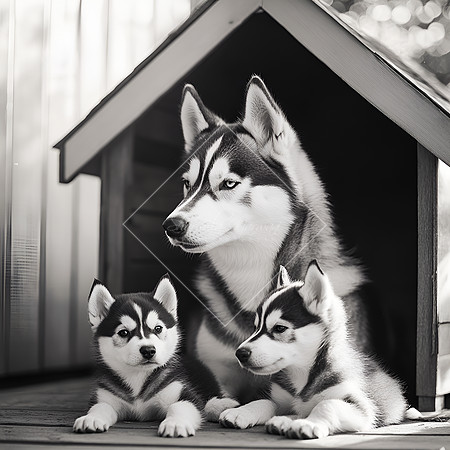 snphoto108_Animal_Kingdom_Mothers_Show_black_and_white_husky_an_5d3d0aff-72da-44f0-9550-8fc7e5a1c8ab