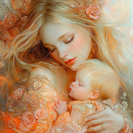 snphoto108_A_beautiful_mother_with_blond_hair_with_her_baby_wea_3ae4d01d-3351-4583-9195-e08ad338d8a9