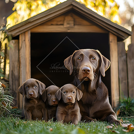 snphoto108_Animal_Kingdom_Mothers_Show_Brown_Labrador_and_3_pup_cf37b3cd-3de9-4f59-9714-d179cc9bc9c2