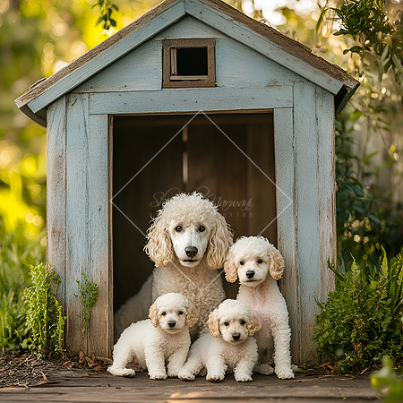 snphoto108_Animal_Kingdom_Mothers_Show_white_poodle_dog_and_2_p_a2eb7a9d-ba95-41af-8679-7aa8880a64c6