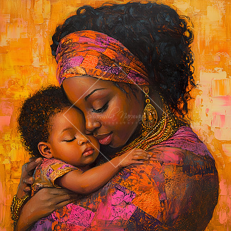 snphoto108_African_Mother_and_african_baby_in_an_embrace_painte_fcdec573-3562-4358-837c-a5b14dc1830c